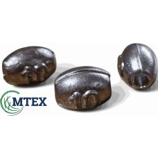 Свинцовый сетевой груз 10грм. сквозной 100шт. упаковка