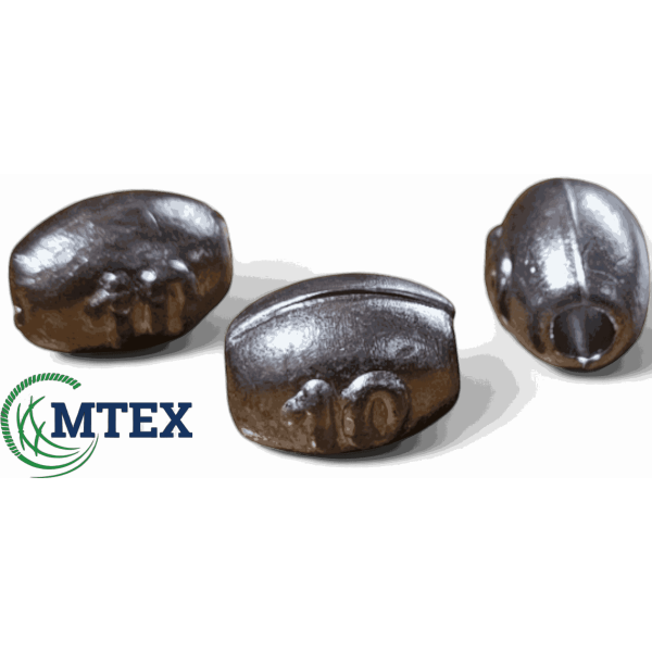 Свинцовый сетевой груз 10г, упаковка 100 шт.