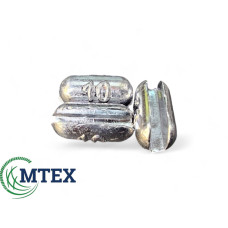 Свинцовый сетевой груз 10грм. зажимной 100шт. упаковка