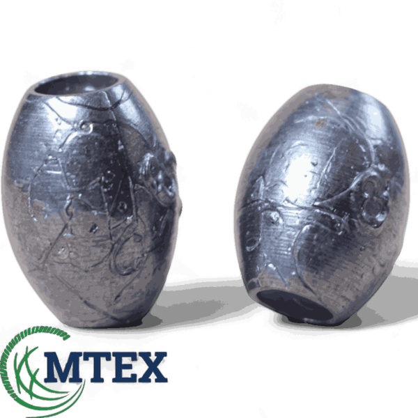 Свинцовый сетевой груз 13грм. сквозной 100шт. упаковка