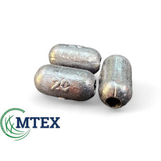 Свинцовый сетевой груз 20грм. сквозной 50шт. упаковка