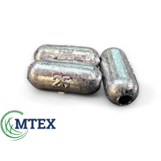 Свинцовый сетевой груз 25грм. сквозной 50шт. упаковка