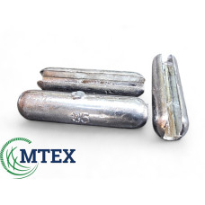 Свинцовый сетевой груз 35грм. зажимной 50шт. упаковка