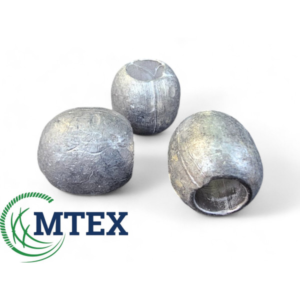 Свинцовый сетевой груз 40грм. сквозной