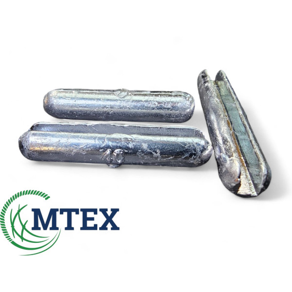 Свинцовый сетевой груз 40грм. зажимной 50шт. упаковка