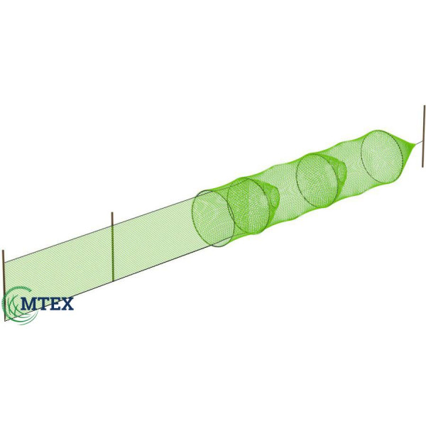 Ятерь верша 1 крыло 1 бочка на 4 кольца Ø50/45/40/35