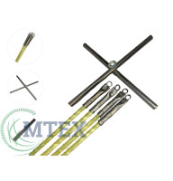 Дуги для рибальського павука 1*1м. склопластик Ø8мм.