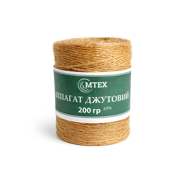 Шпагат джутовий 100 г 2 мм 82 м купити