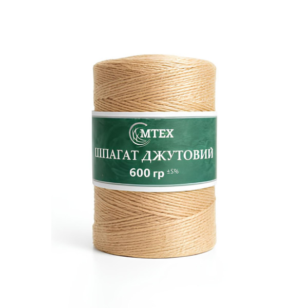 Шпагат джутовий 2мм 600гр 500м