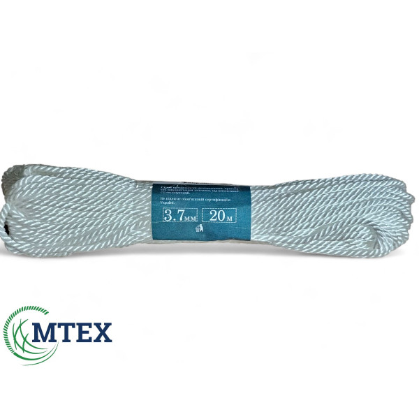 Полиамидная верёвка кручёная Ø 3,2мм 100м от Mtex