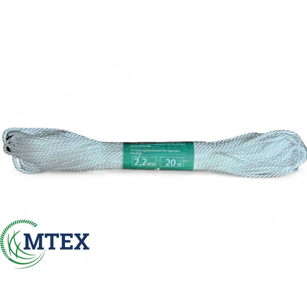 Полиамидная верёвка кручёная Ø 2,2мм 20м от Mtex