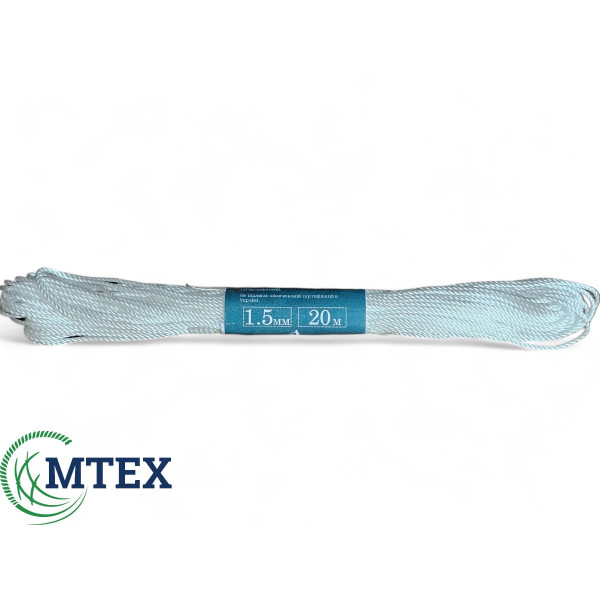 Полиамидная верёвка кручёная Ø 1,5мм 100м от Mtex
